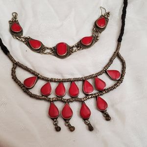 Antique jewelry set